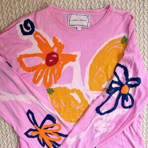 Lingua Franca Reina Silk Blend Sweater